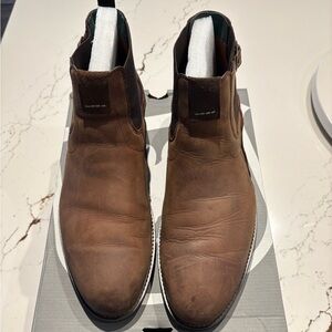 Stacy Adams Brown Leather Chukka Boots Size 15 EUC